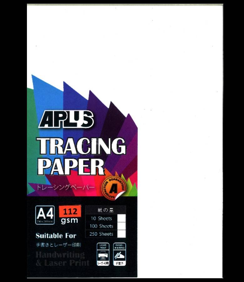 A4 112GSM Aplus Tracing Paper